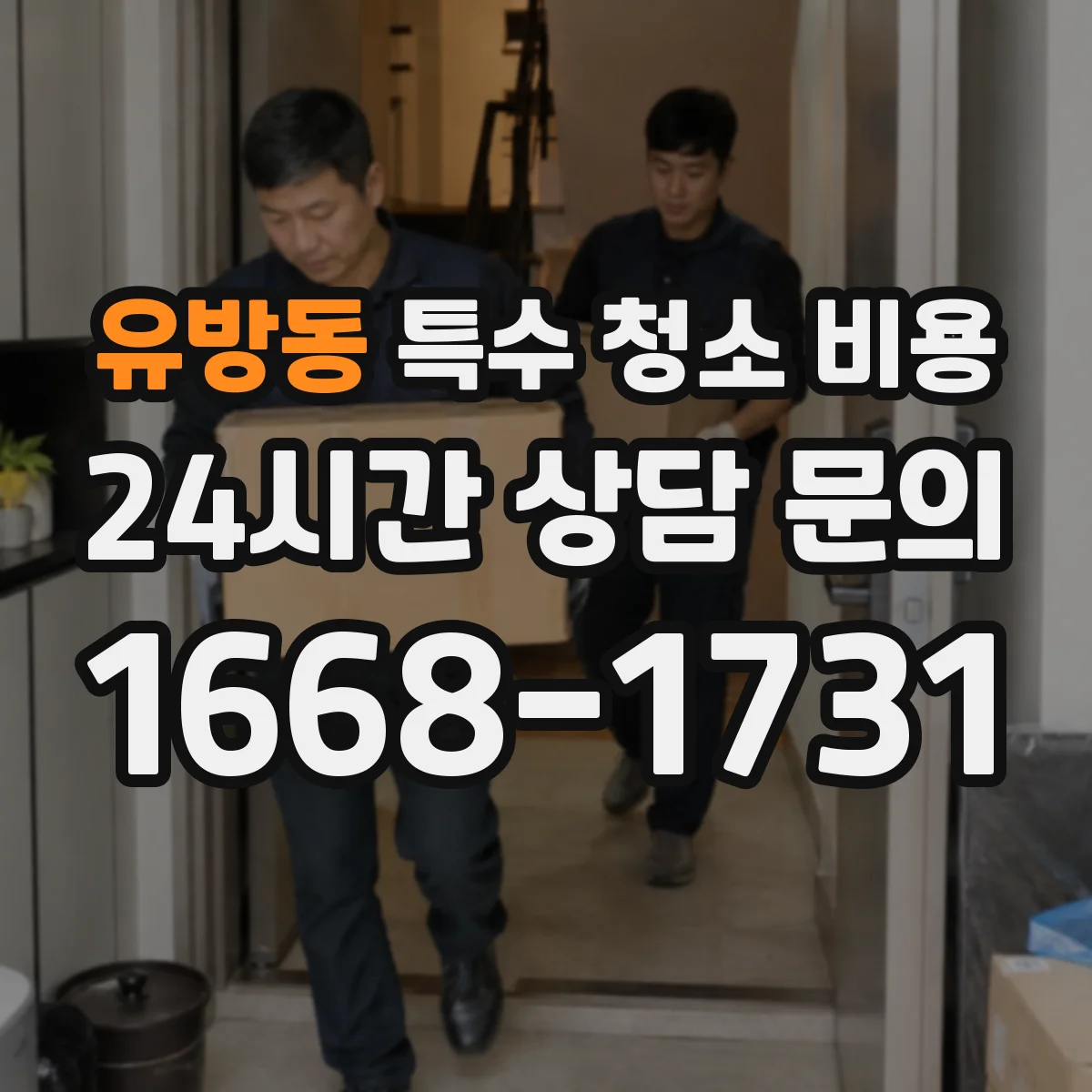 유방동 특수 청소 비용