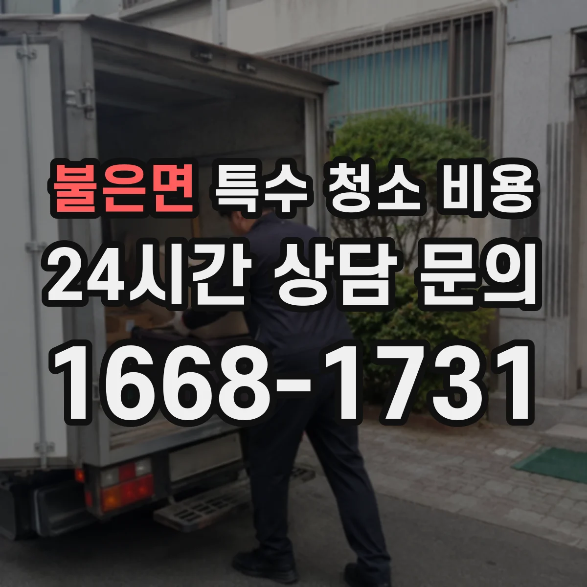 불은면 특수 청소 비용