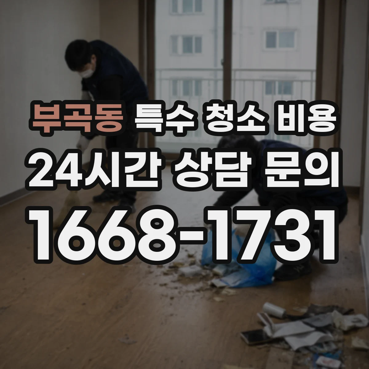 부곡동 특수 청소 비용