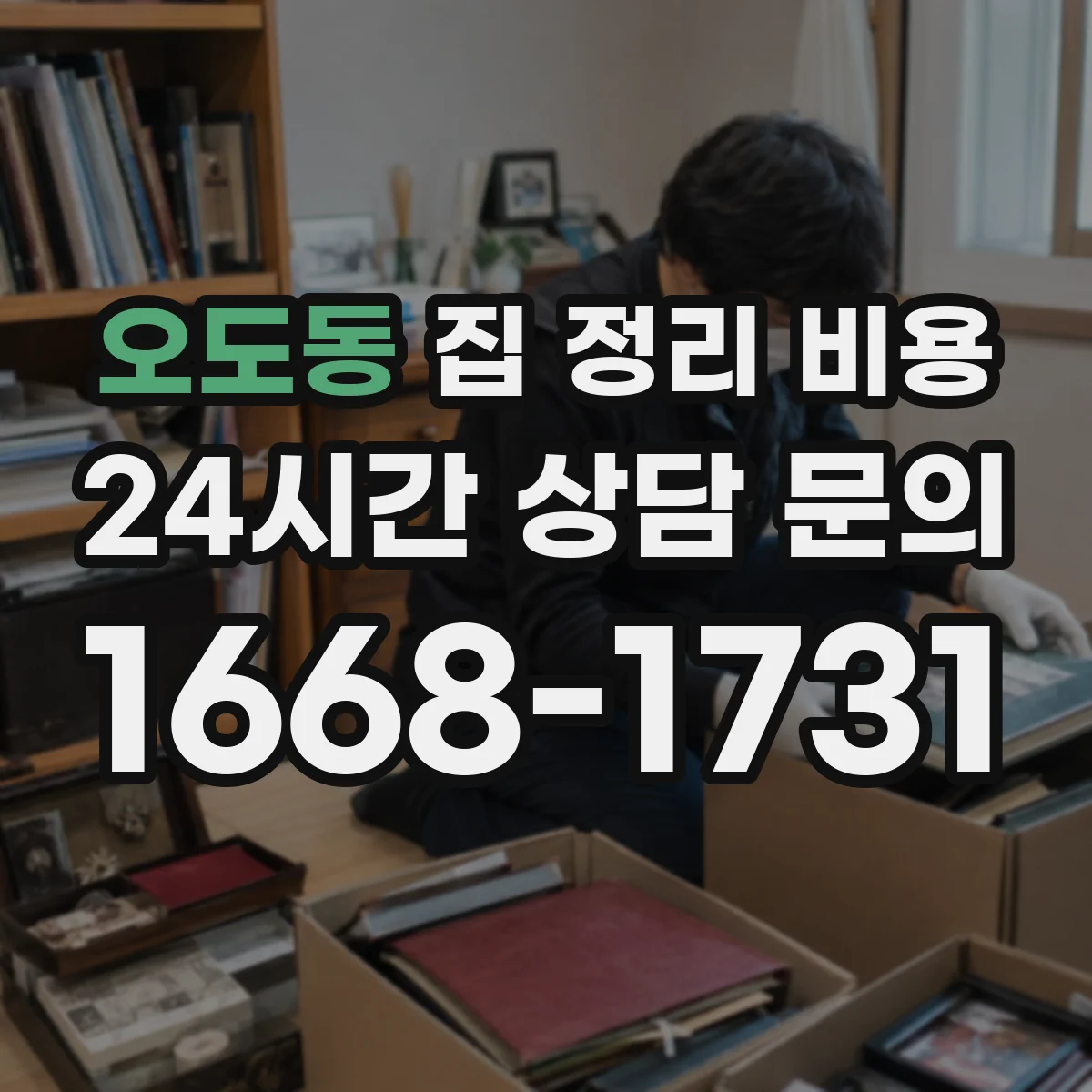 오도동 집 정리 비용