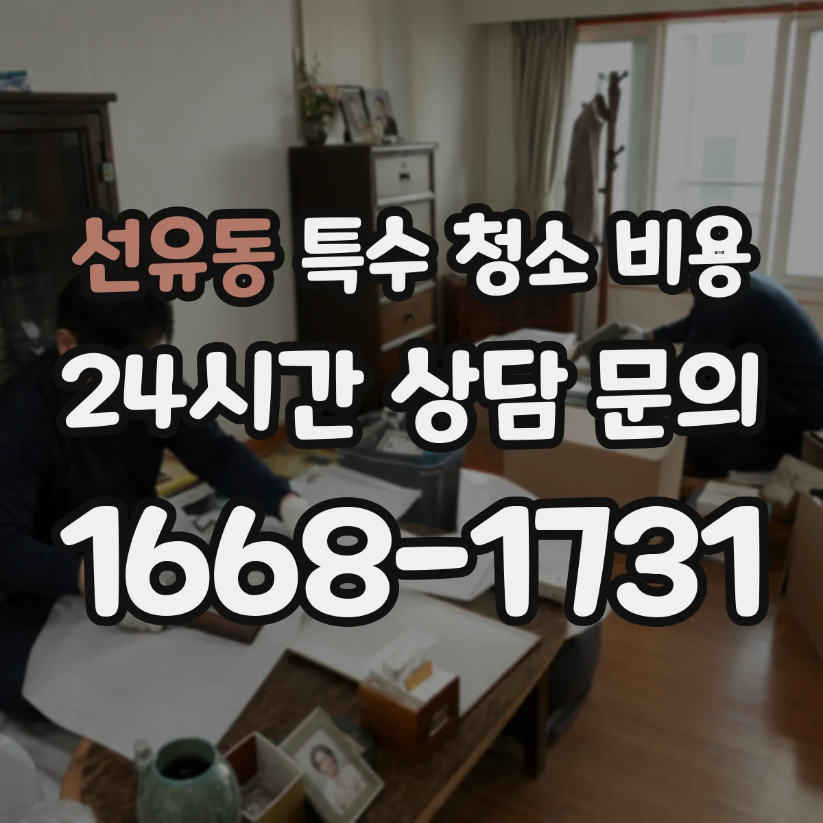 선유동 특수 청소 비용