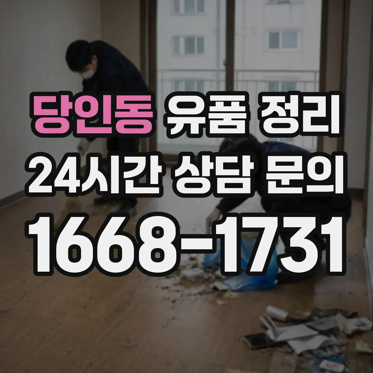 당인동 유품 정리