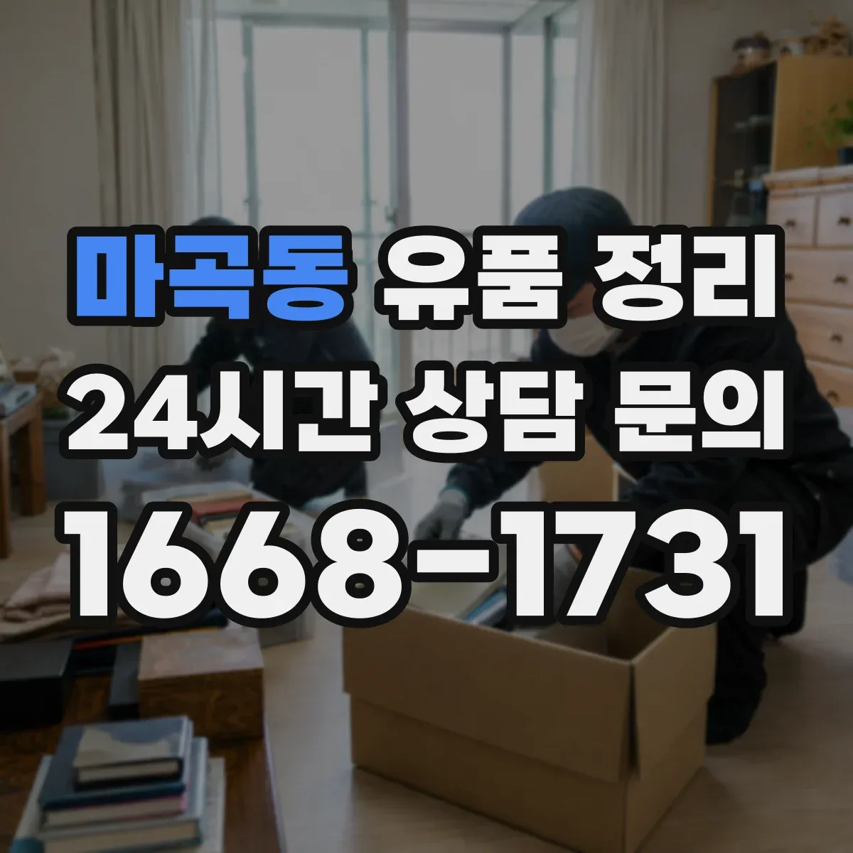 마곡동 유품 정리