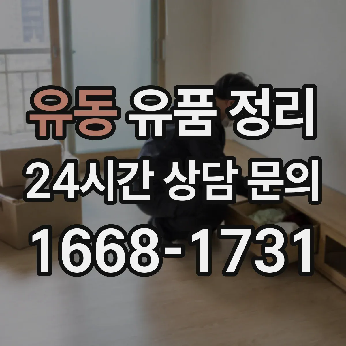유동 유품 정리