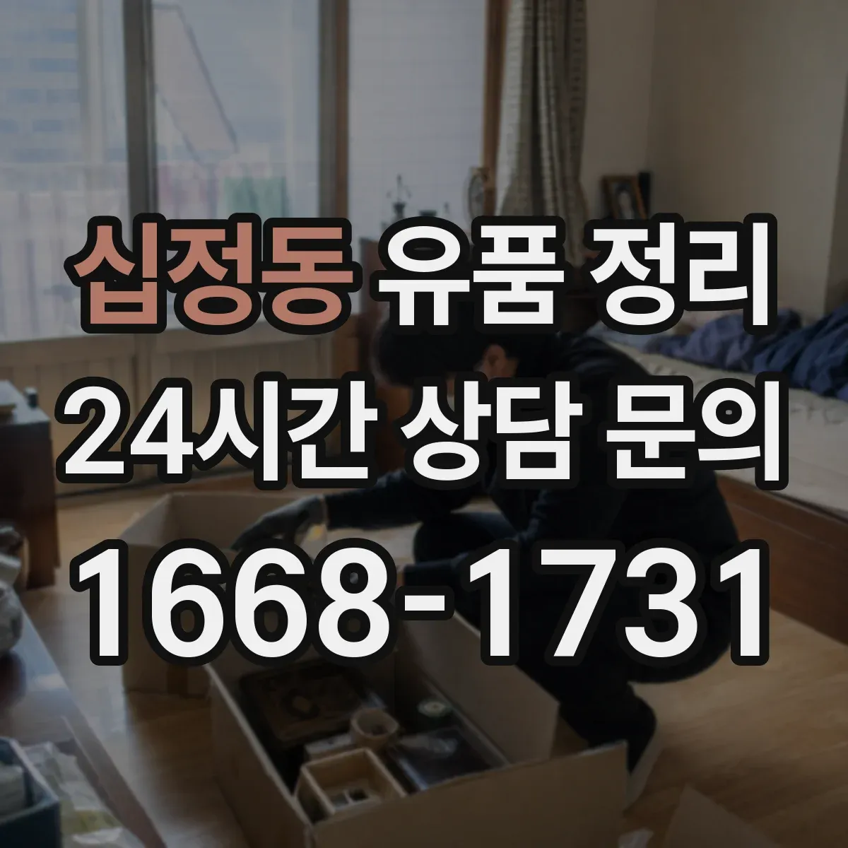 십정동 유품 정리