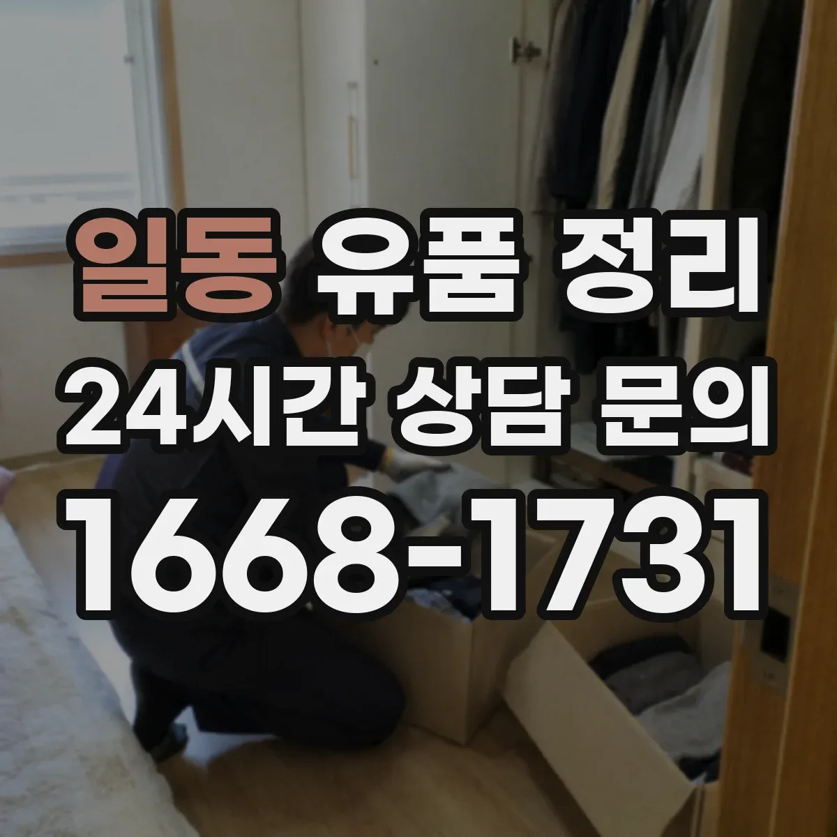 일동 유품 정리