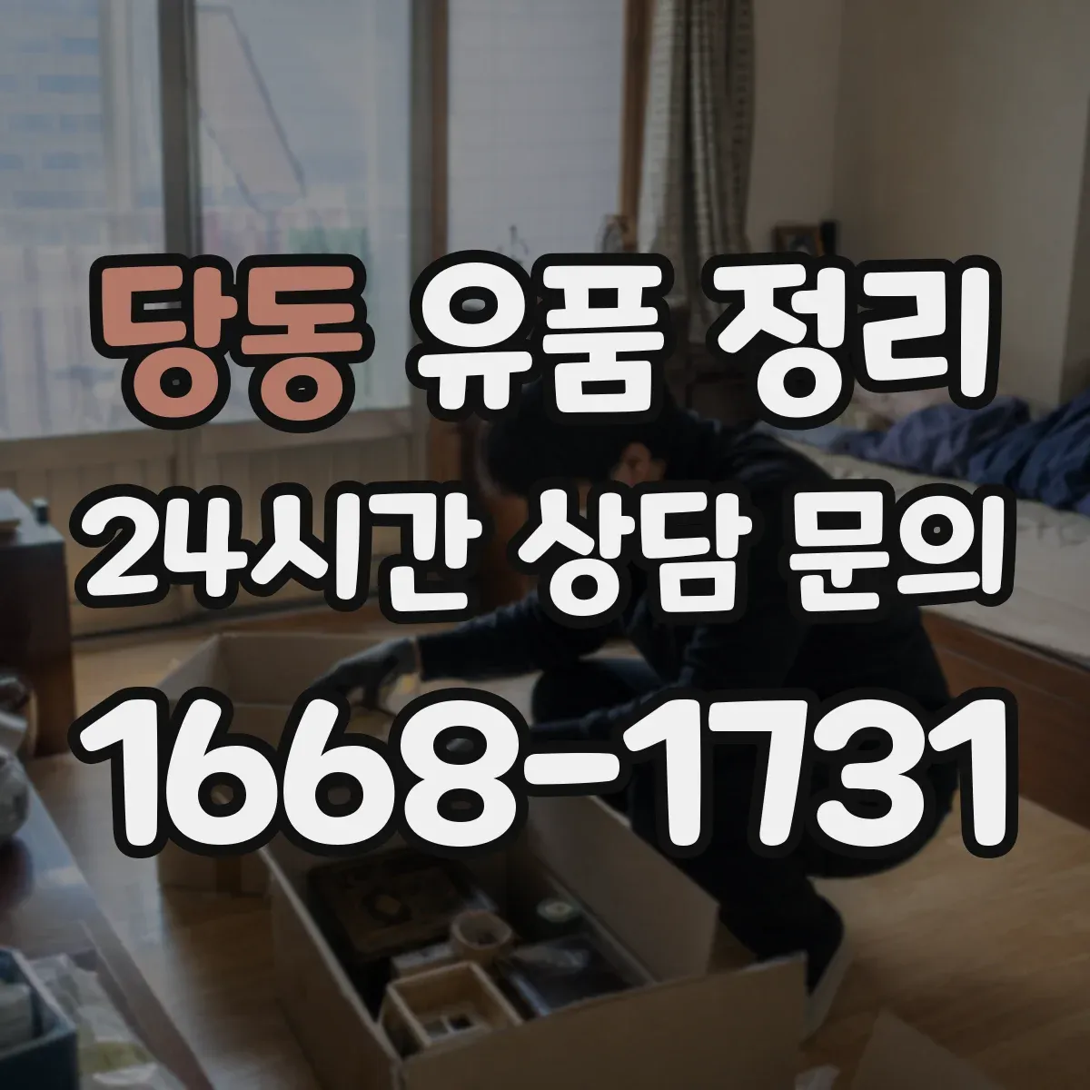 당동 유품 정리