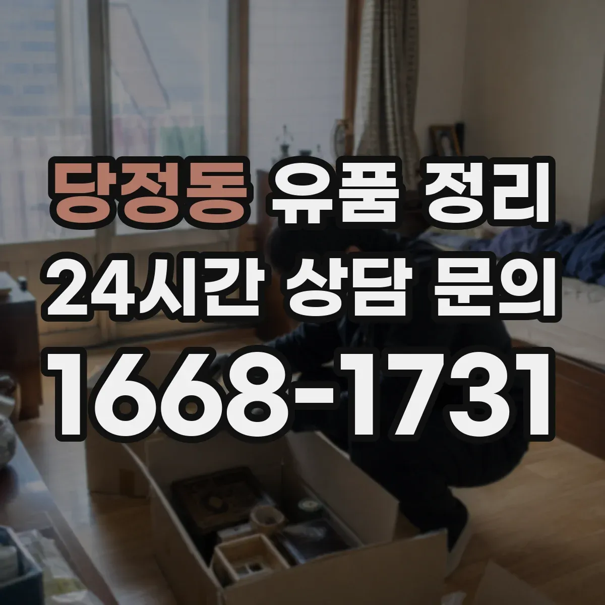 당정동 유품 정리