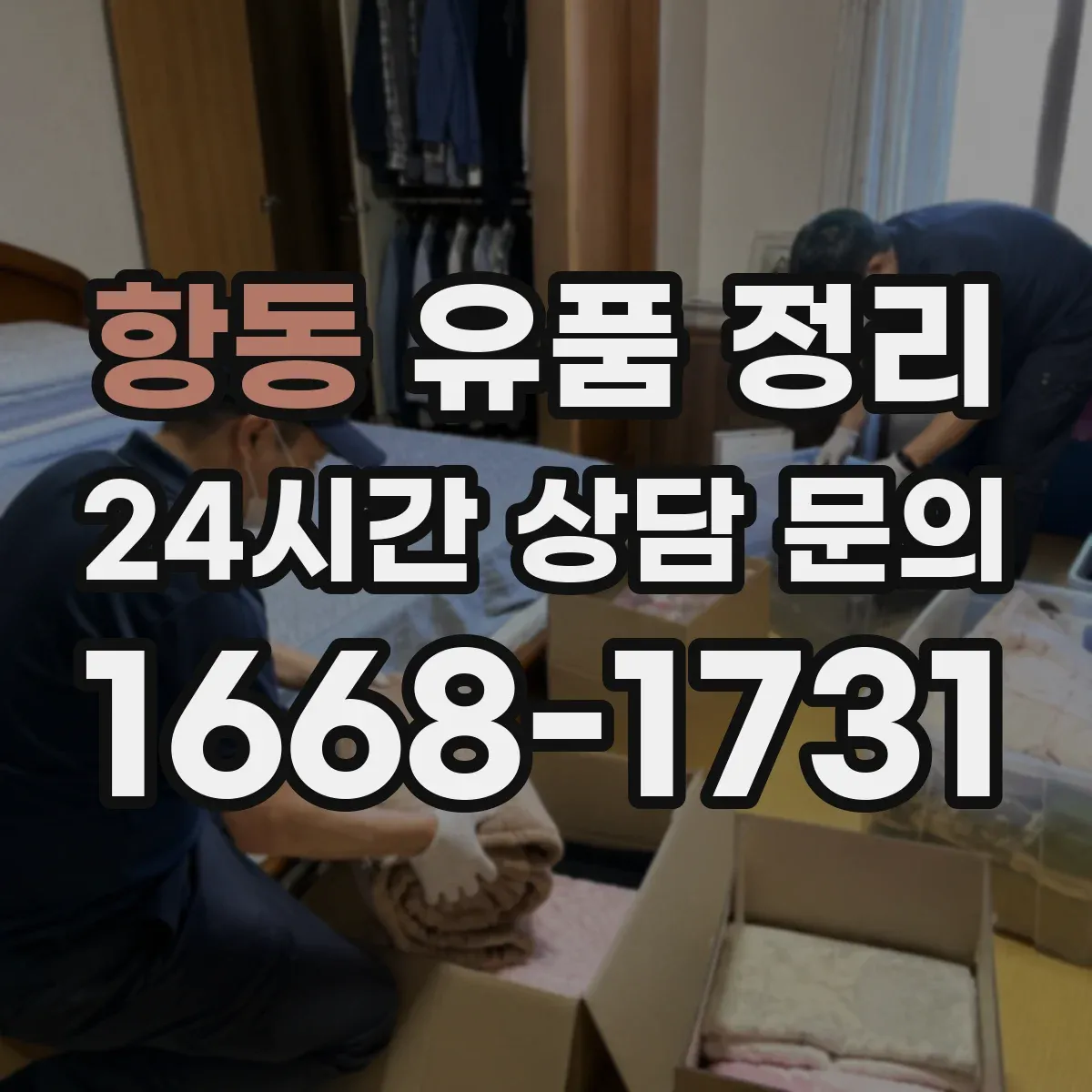 항동 유품 정리