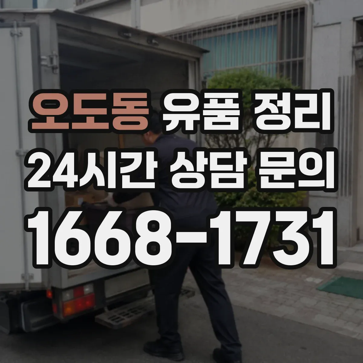 오도동 유품 정리