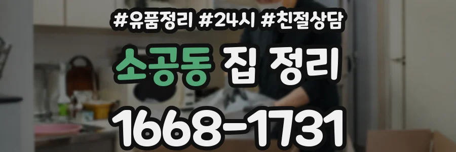 소공동 집 정리