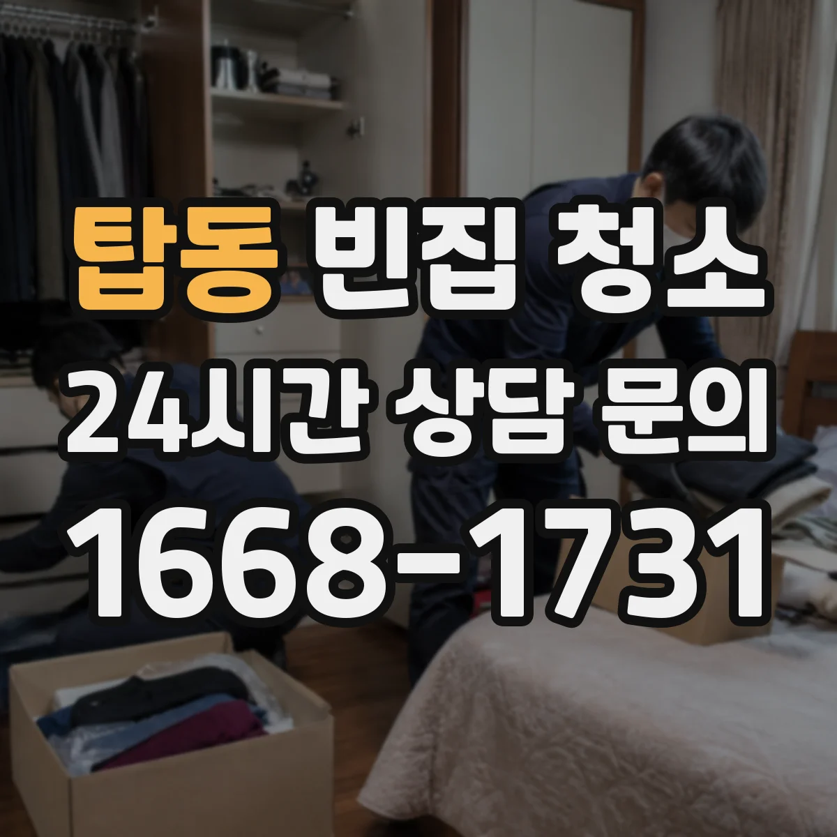 탑동 빈집 청소