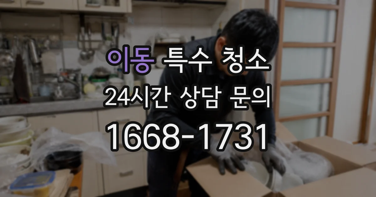 이동 특수 청소
