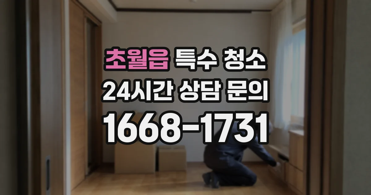 초월읍 특수 청소