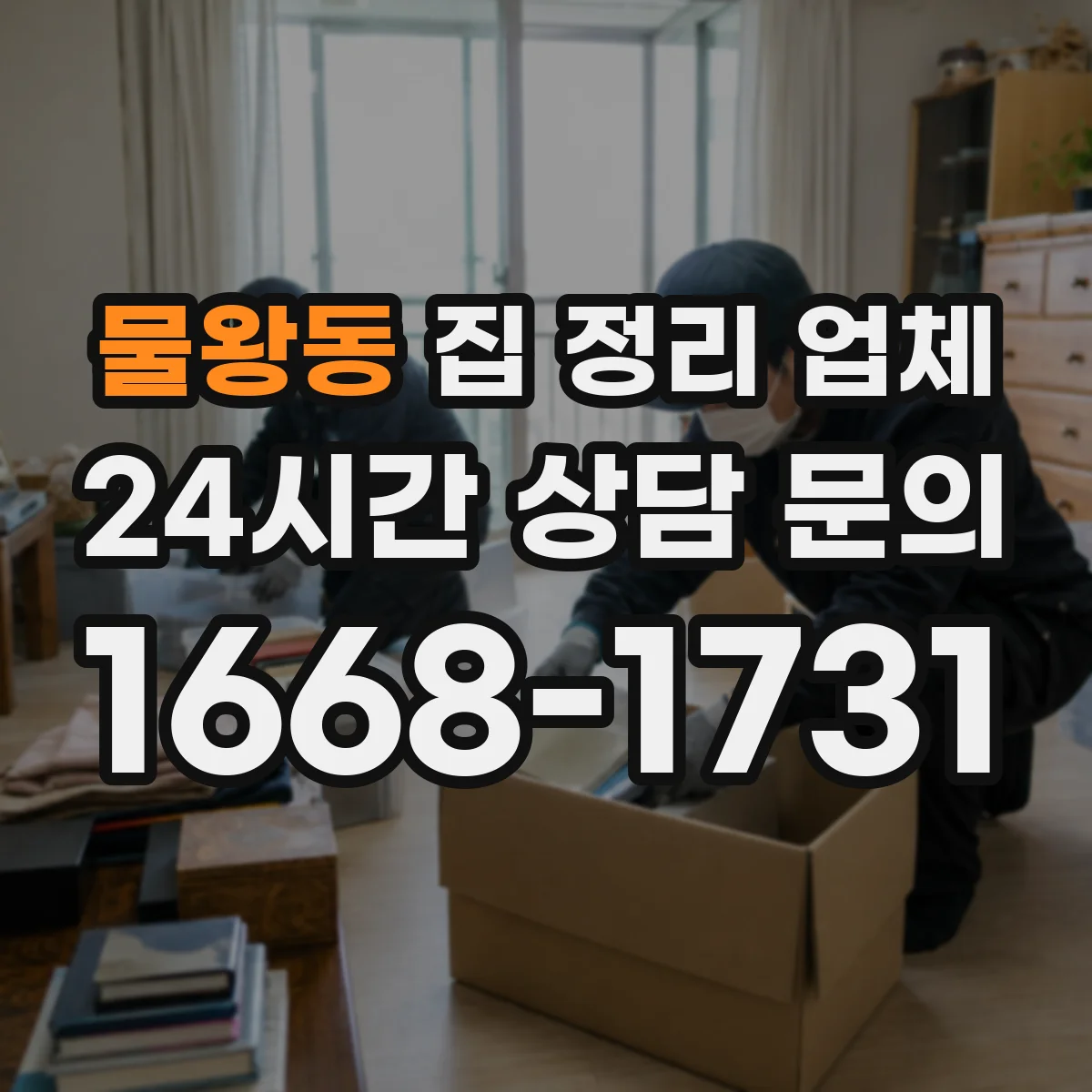 물왕동 집 정리 업체