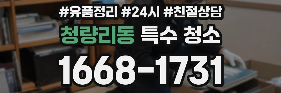 청량리동 특수 청소