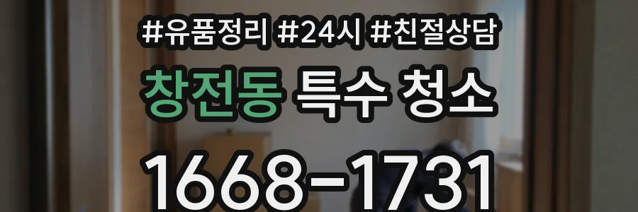 창전동 특수 청소