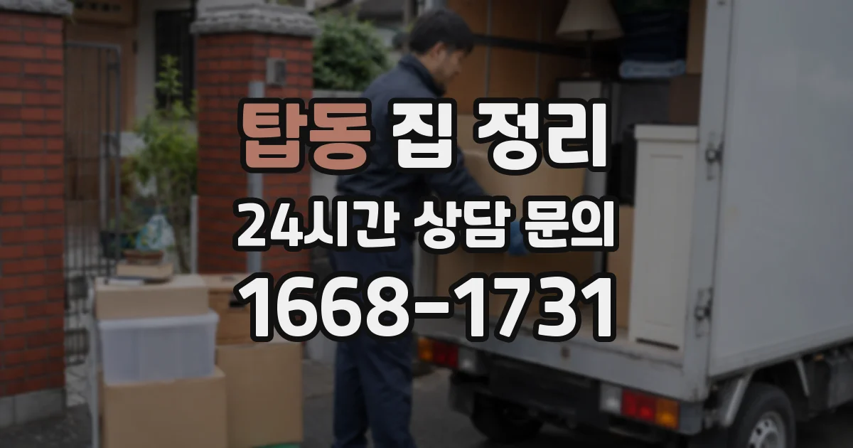 탑동 집 정리