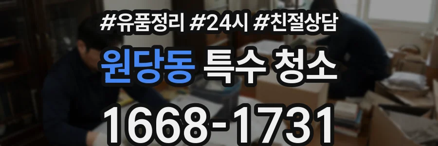 원당동 특수 청소