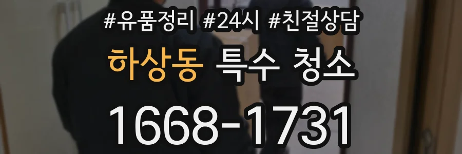 하상동 특수 청소