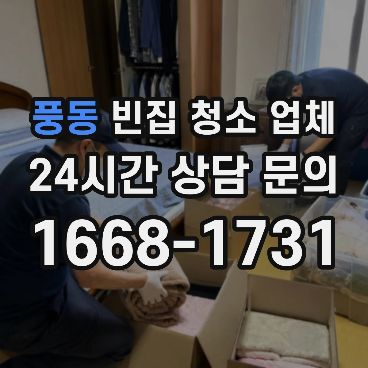 풍동 빈집 청소 업체