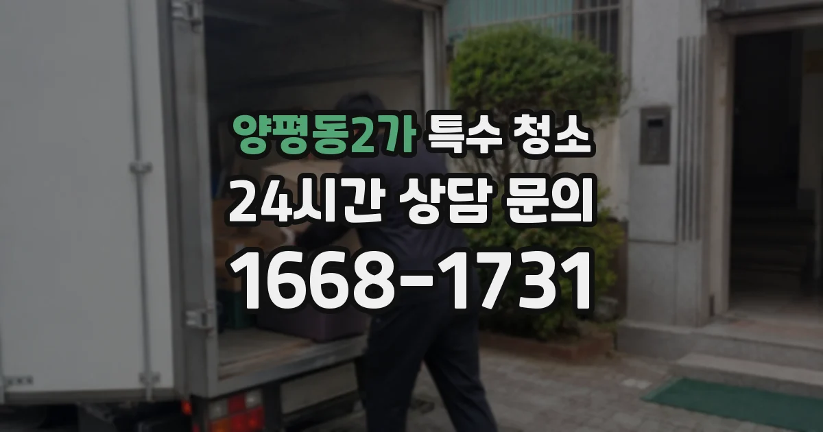 양평동2가 특수 청소