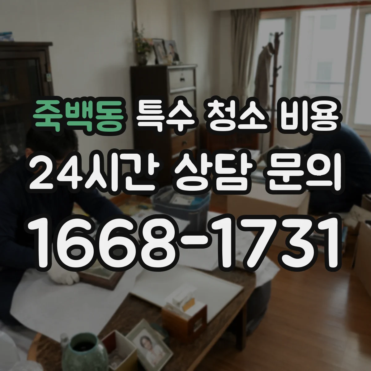 죽백동 특수 청소 비용
