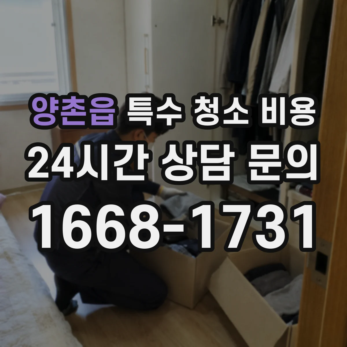 양촌읍 특수 청소 비용