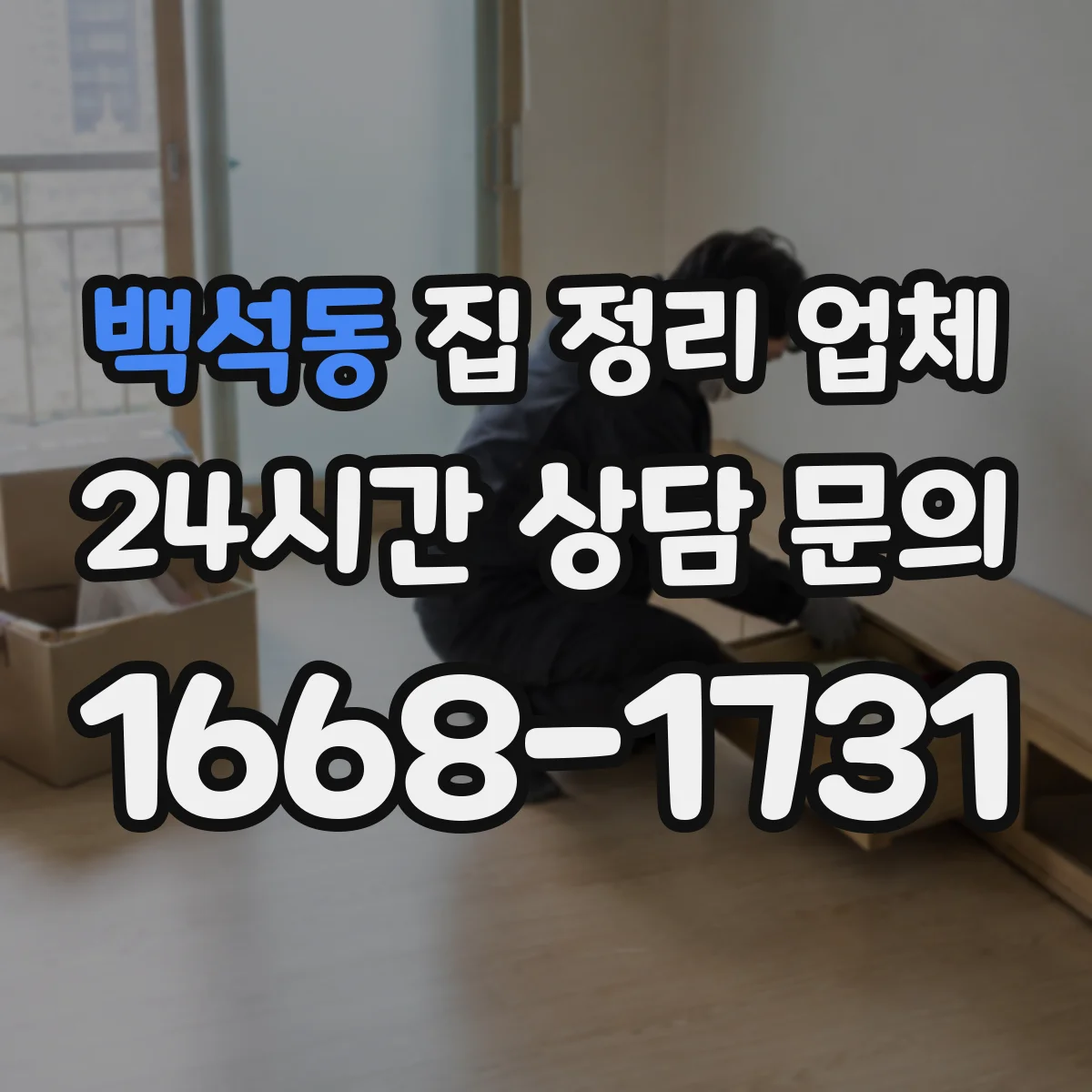백석동 집 정리 업체