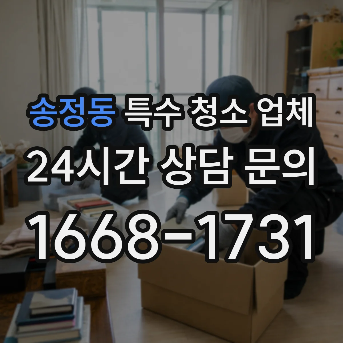 송정동 특수 청소 업체