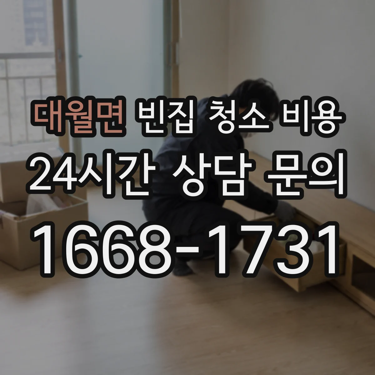 대월면 빈집 청소 비용