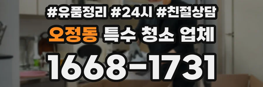 오정동 특수 청소 업체