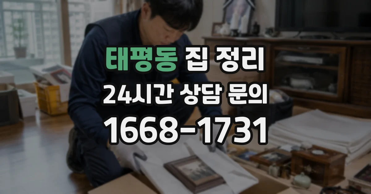 태평동 집 정리