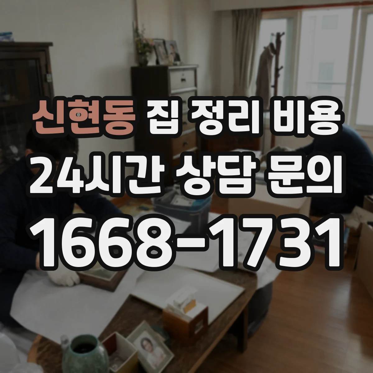 신현동 집 정리 비용
