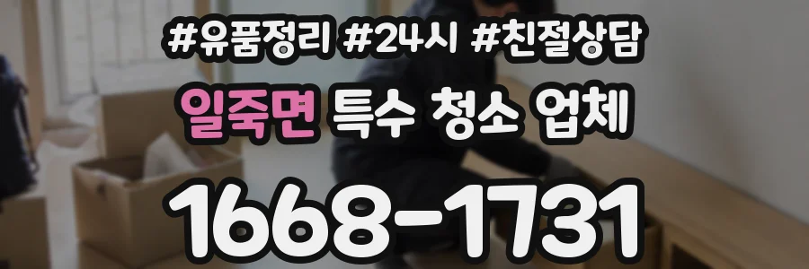 일죽면 특수 청소 업체