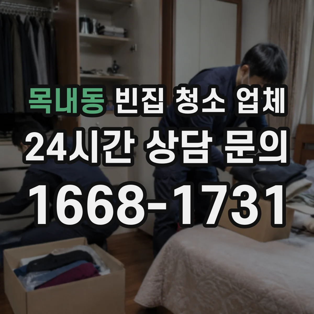 목내동 빈집 청소 업체