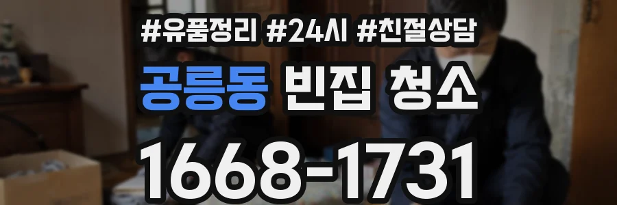 공릉동 빈집 청소