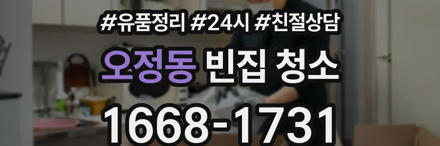 오정동 빈집 청소
