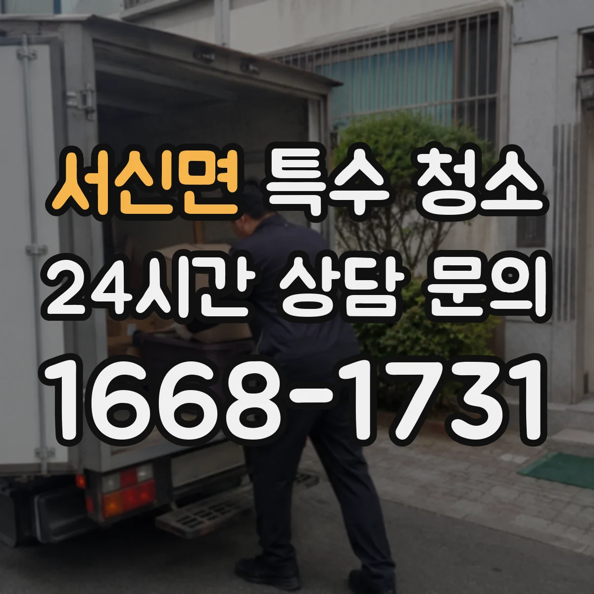 서신면 특수 청소