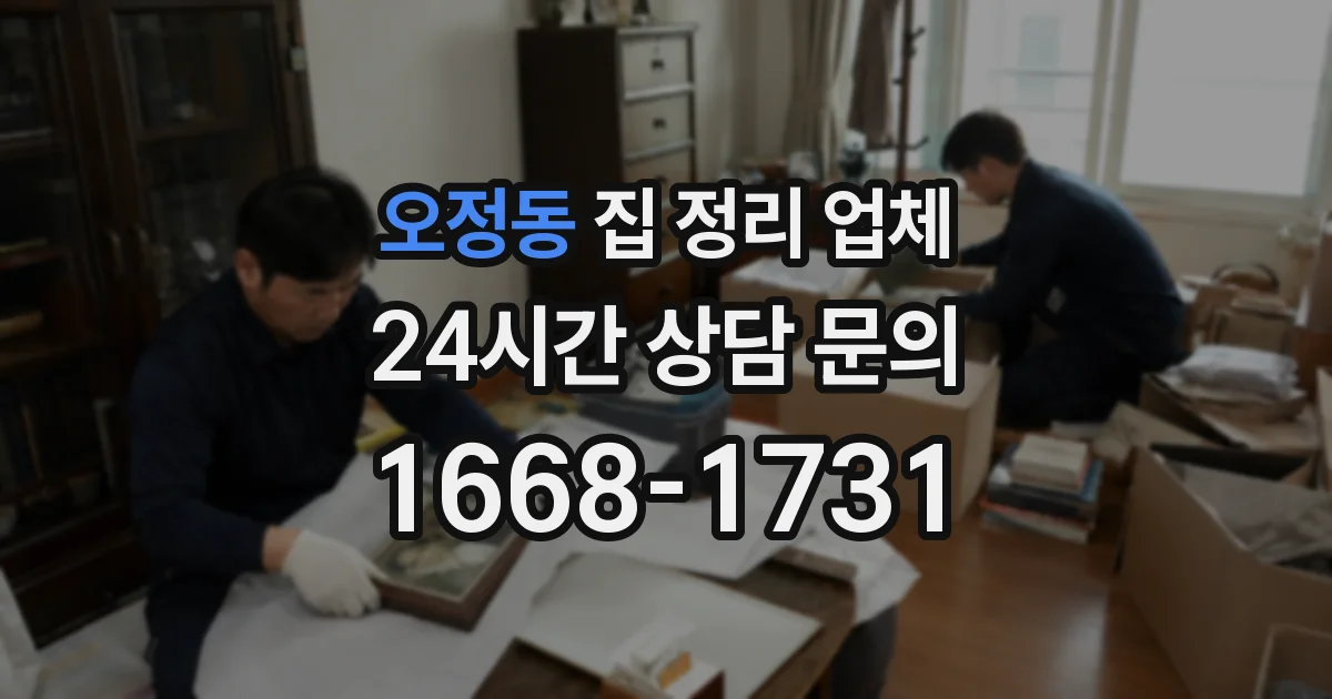 오정동 집 정리 업체