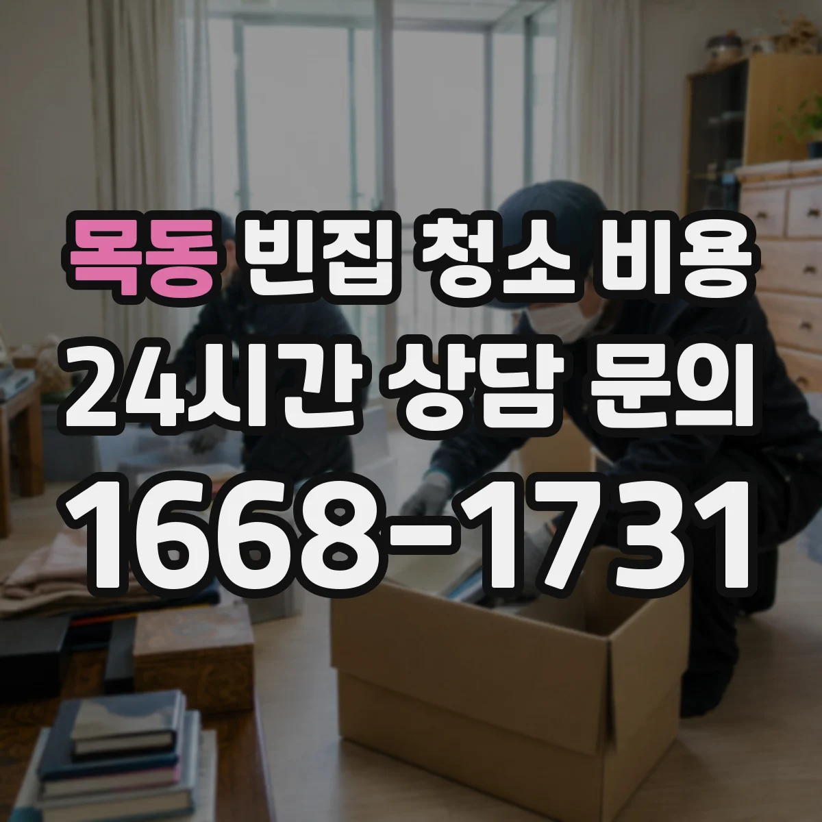 목동 빈집 청소 비용