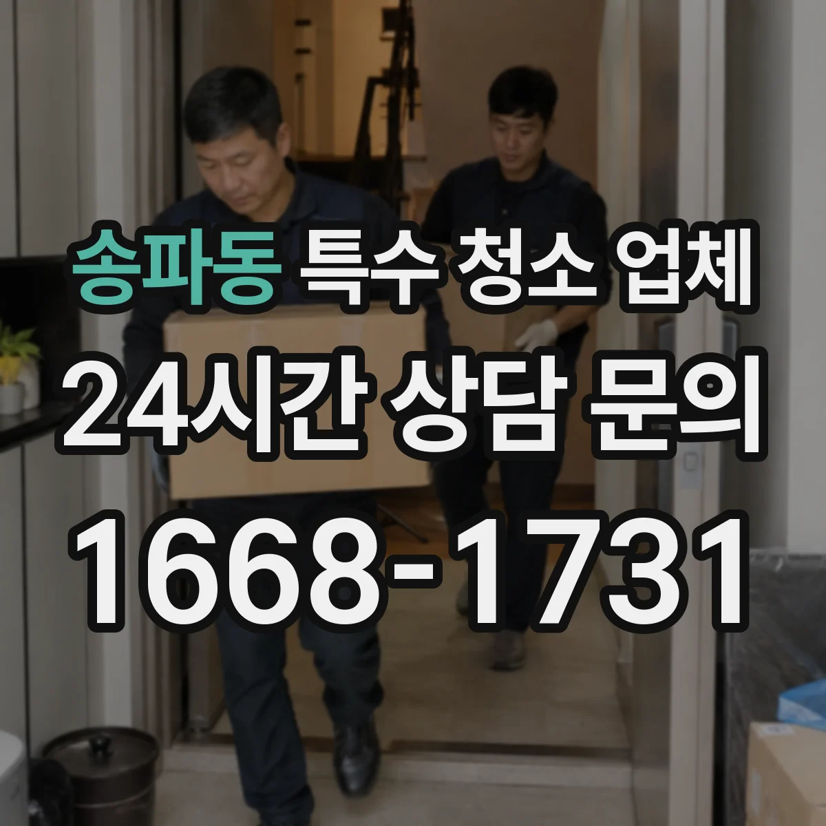 송파동 특수 청소 업체