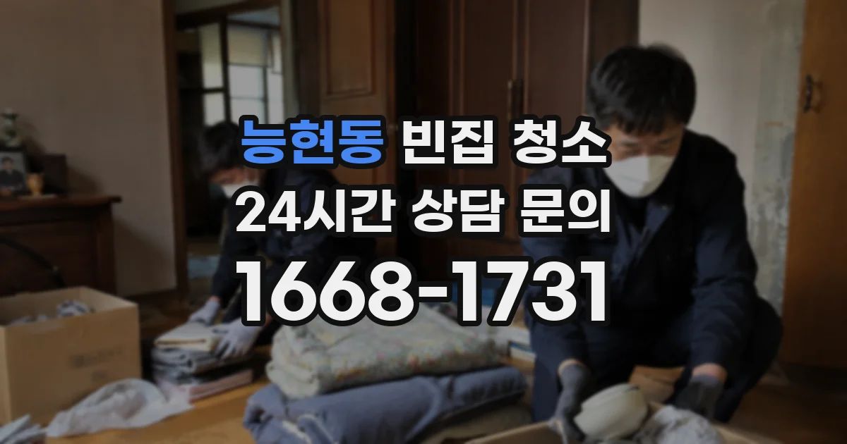 능현동 빈집 청소