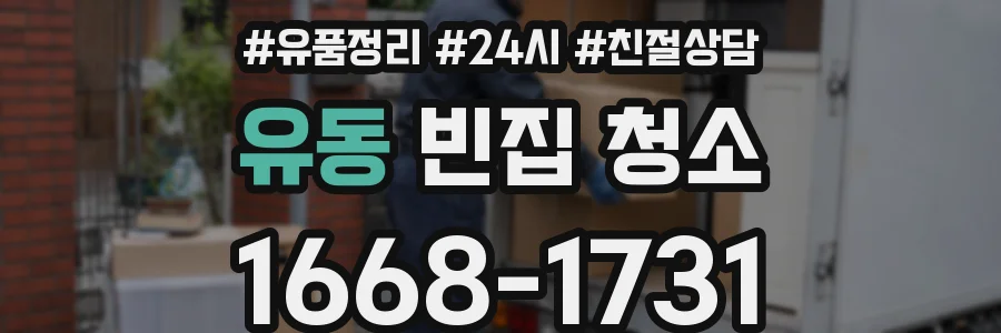 유동 빈집 청소