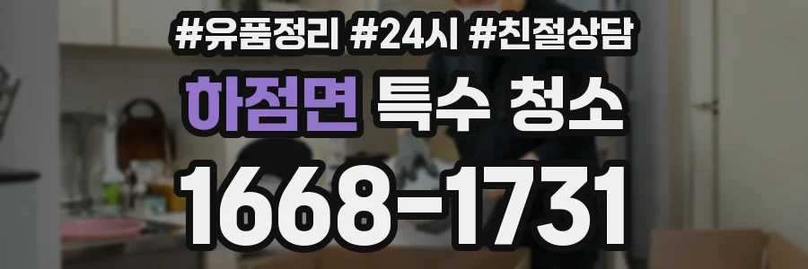 하점면 특수 청소