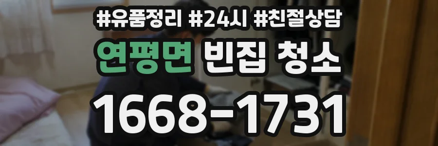 연평면 빈집 청소