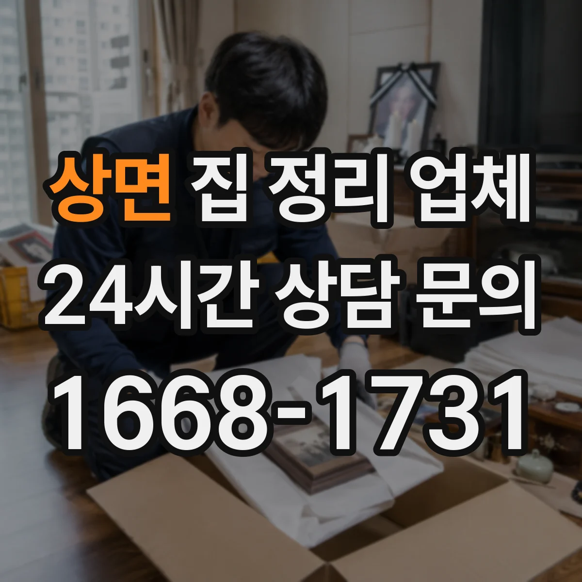 상면 집 정리 업체