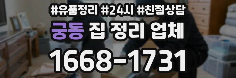궁동 집 정리 업체