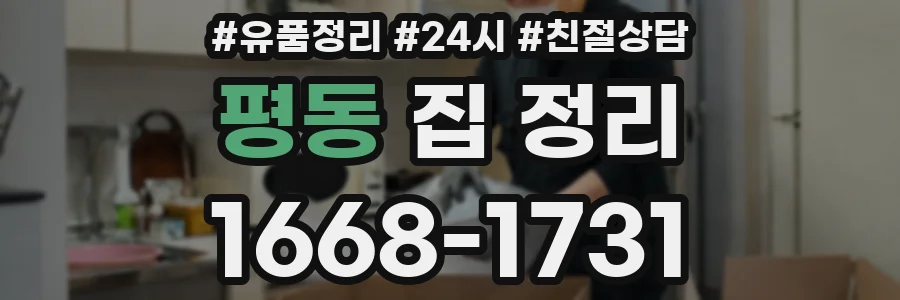 평동 집 정리
