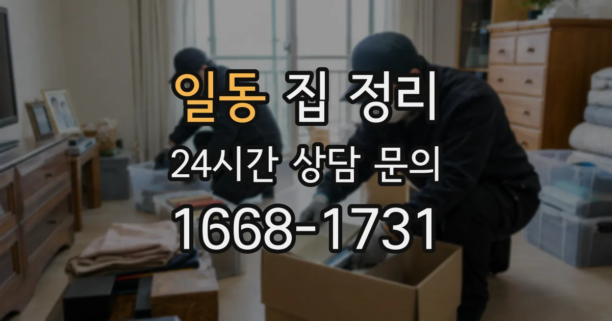 일동 집 정리